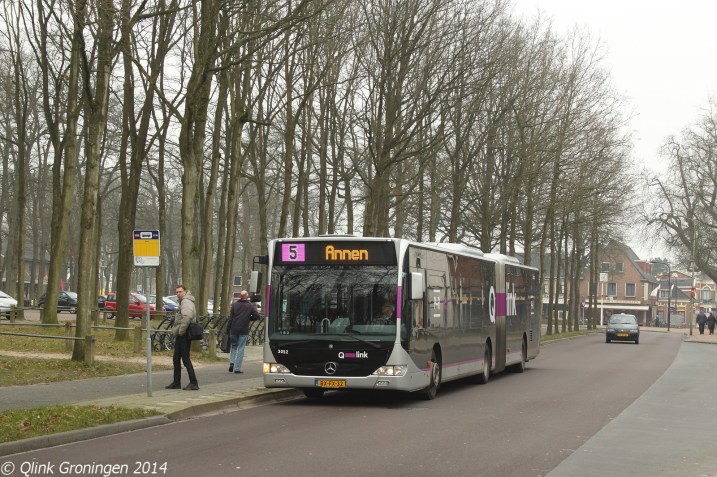 3052 Qbuzz 2014-1-25 Zuidlaren,Brink O.Z.-BorderMaker