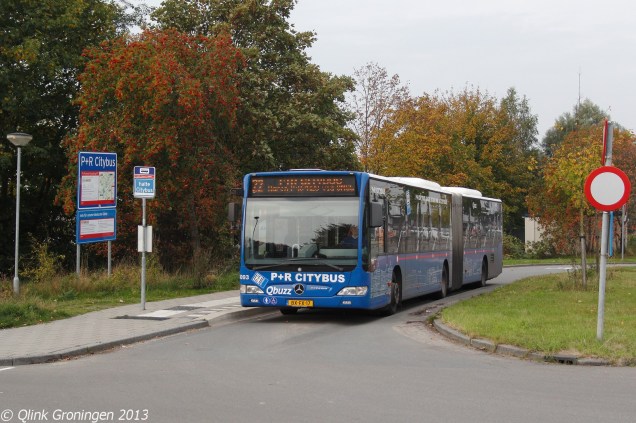 3093 Qbuzz 2013-10-19 Groningen,Bornholmstraat-Eindpunt P3-BorderMaker
