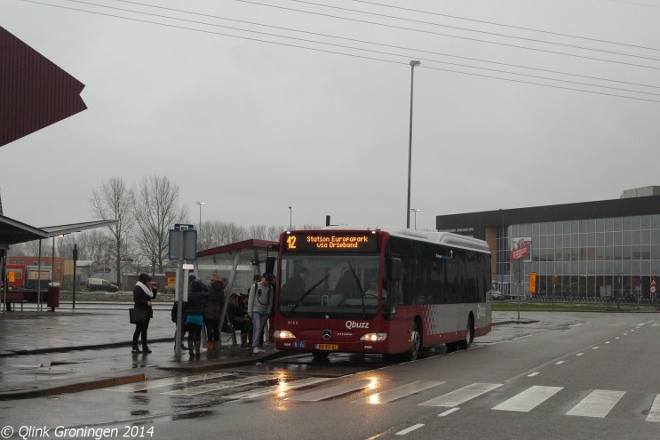 3133 Qbuzz 2014-2-21 Groningen,Kardingerplein-BorderMaker