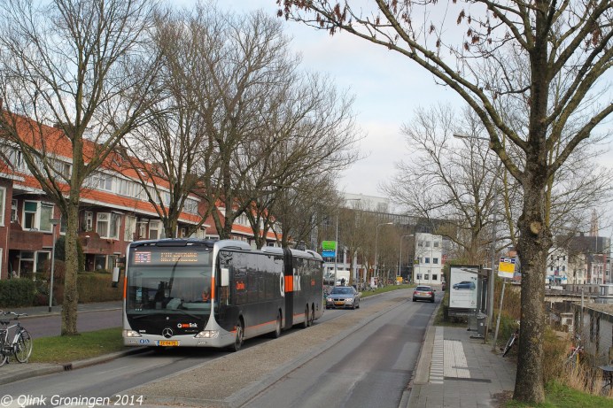 3406 Qbuzz 2014-2-17 Groningen,Hoendiep-BorderMaker