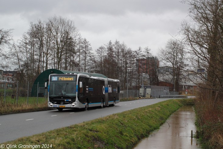 3420 Qbuzz 2014-2-8 Groningen,Busbaan Koeriersterweg-BorderMaker