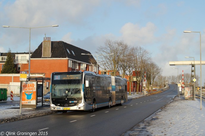 3421 Qbuzz 2015-1-24 Groningen,Oosterhamrikbaan-BorderMaker