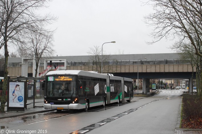3492 Qbuzz 2015-1-15 Groningen,Kastanjelaan-BorderMaker