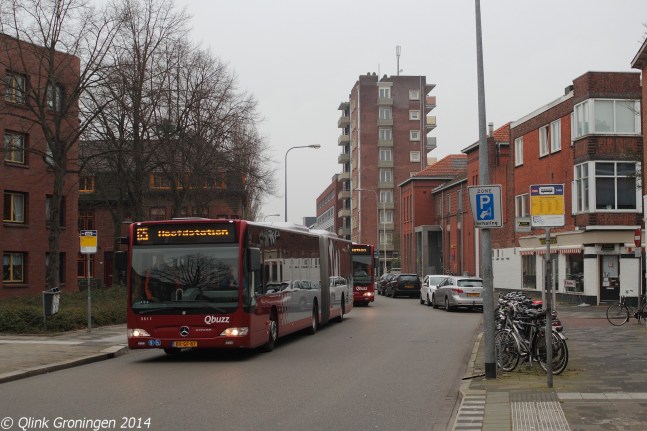 3511 Qbuzz 2014-3-18 Groningen,Derk Huizingastraat-BorderMaker