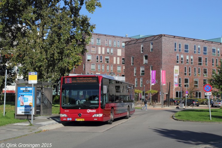3016 Qbuzz 2015-10-11 Groningen,Maartenshof-BorderMaker