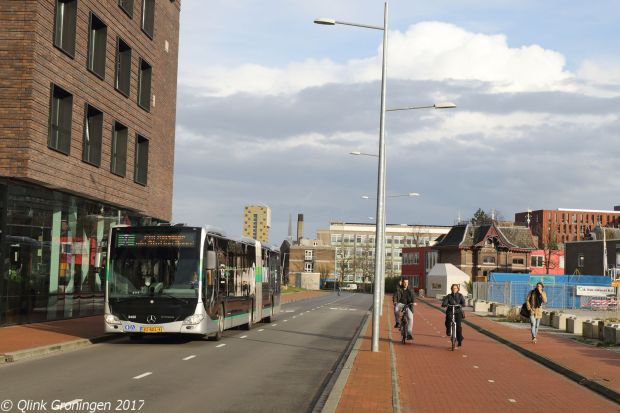 3423 Qbuzz 2017-11-25 Groningen,Busbaan Kolendrift-BorderMaker